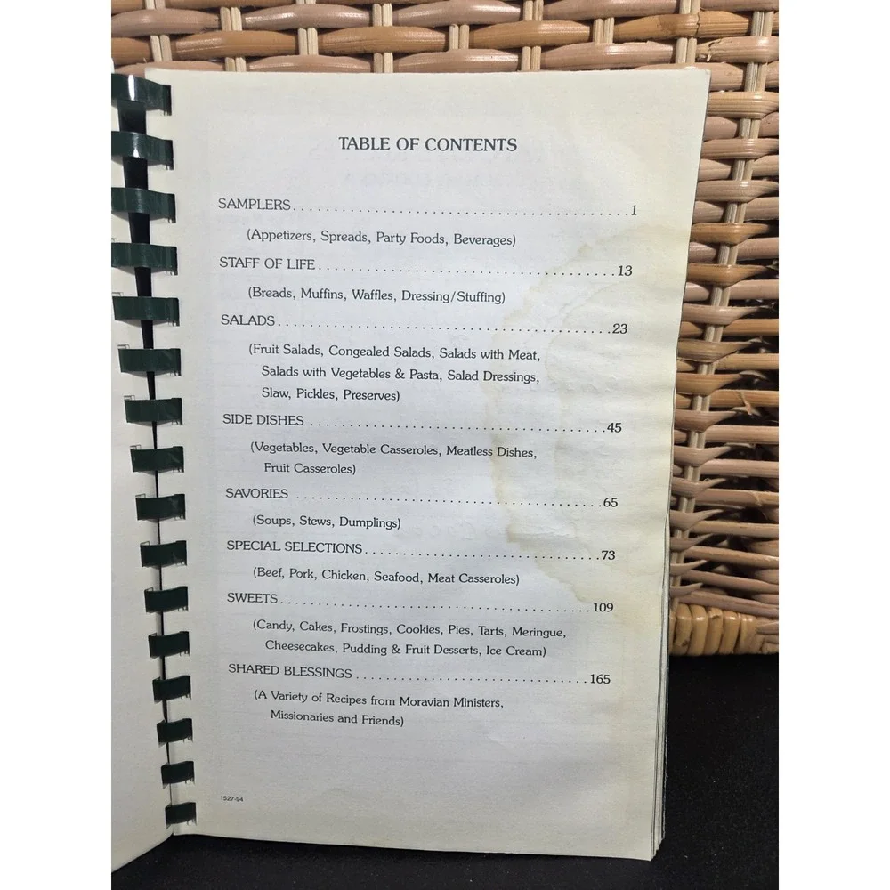 New Philadelphia Moravian Church Cookbook Winston Salem NC, A Goodly‎ Heritage